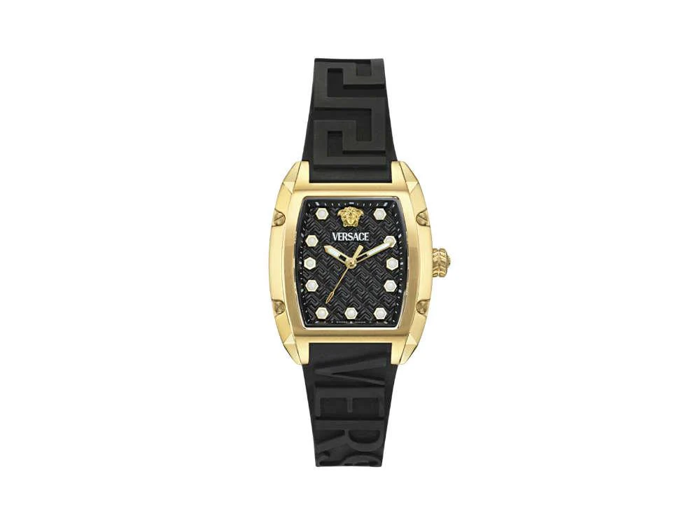 Versace Dominus Lady Quartz Watch, PVD Gold, Black, 44,8mm x 36mm, VE8K00624 - Image 2