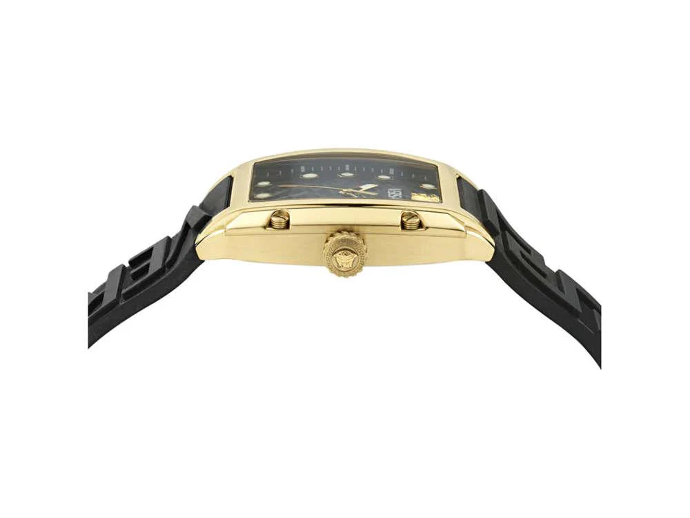 Versace Dominus Lady Quartz Watch, PVD Gold, Black, 44,8mm x 36mm, VE8K00624 - Image 4