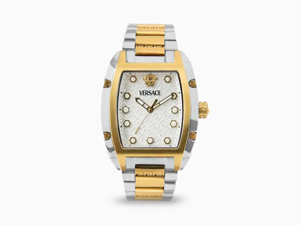 Versace Dominus Lady Quartz Watch, PVD Gold, Silver, 44,8mm x 36mm, VE8K00424 - Image 2