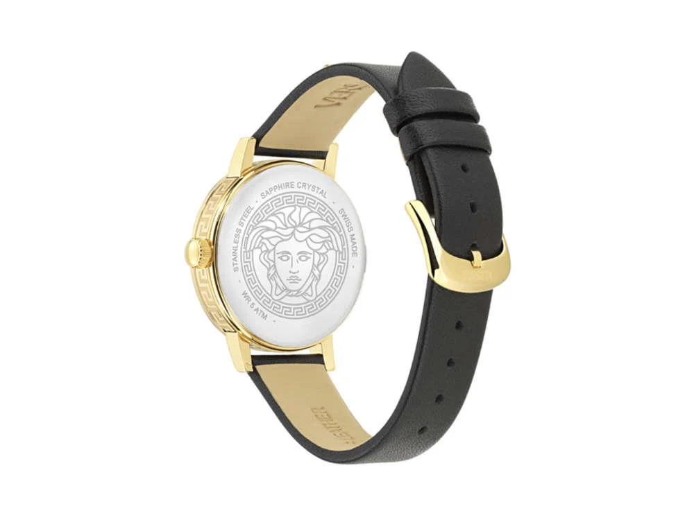 Versace Greca Fortuna Quartz Watch, PVD Gold, Black, 35 mm, VE0A00225 - Image 3
