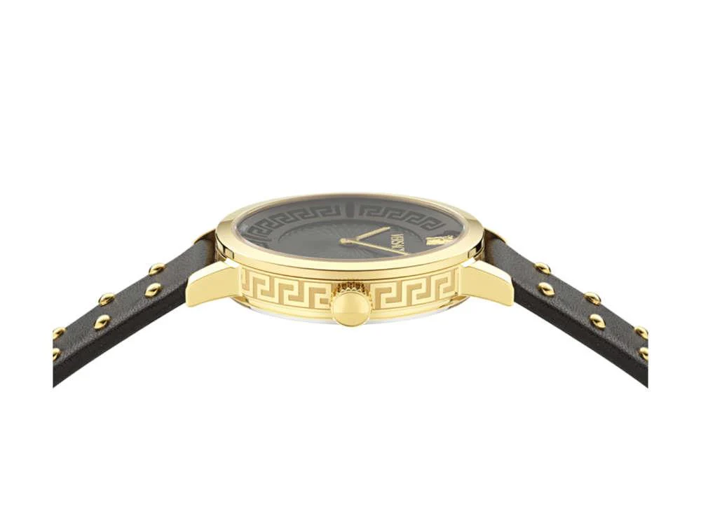 Versace Greca Fortuna Quartz Watch, PVD Gold, Black, 35 mm, VE0A00225 - Image 4