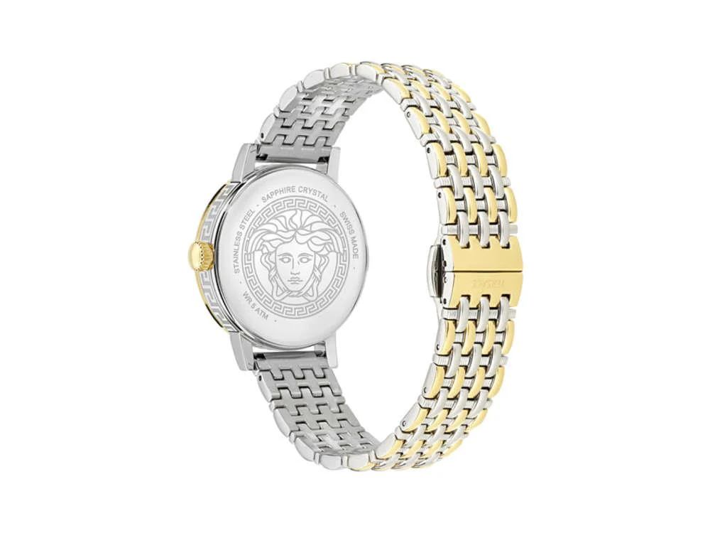 Versace Greca Fortuna Quartz Watch, PVD Gold, Green, 35 mm, VE0A00325 - Image 3