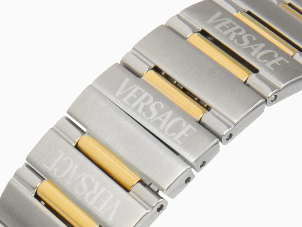 Versace Greca Logo Diver Quartz Watch, Green, 43 mm, Sapphire Crystal, VE8G00524 - Image 9
