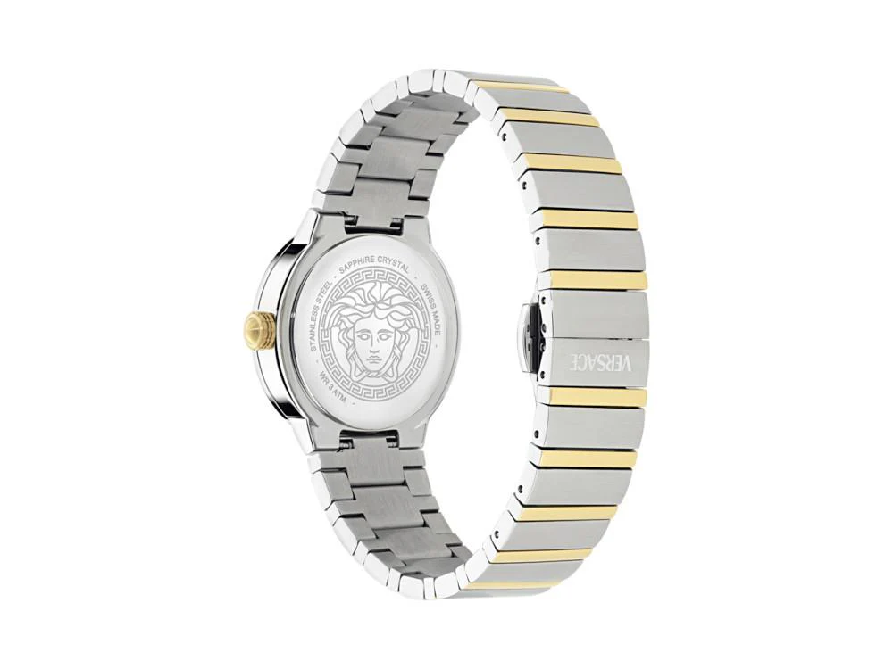 Versace Greca Logo Pearl Quartz Watch, White, 33 mm,  VE0S00325 - Image 4