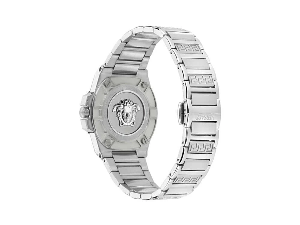 Versace Greca Reaction Quartz Watch, Turquoise, 38 mm, VE0D00325 - Image 3