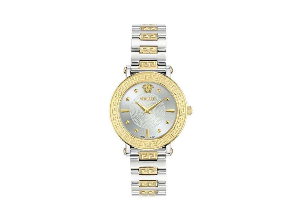 Versace Greca Sphere Quartz Watch, Silver, 35 mm, Sapphire Crystal, VE9C00524 - Image 2