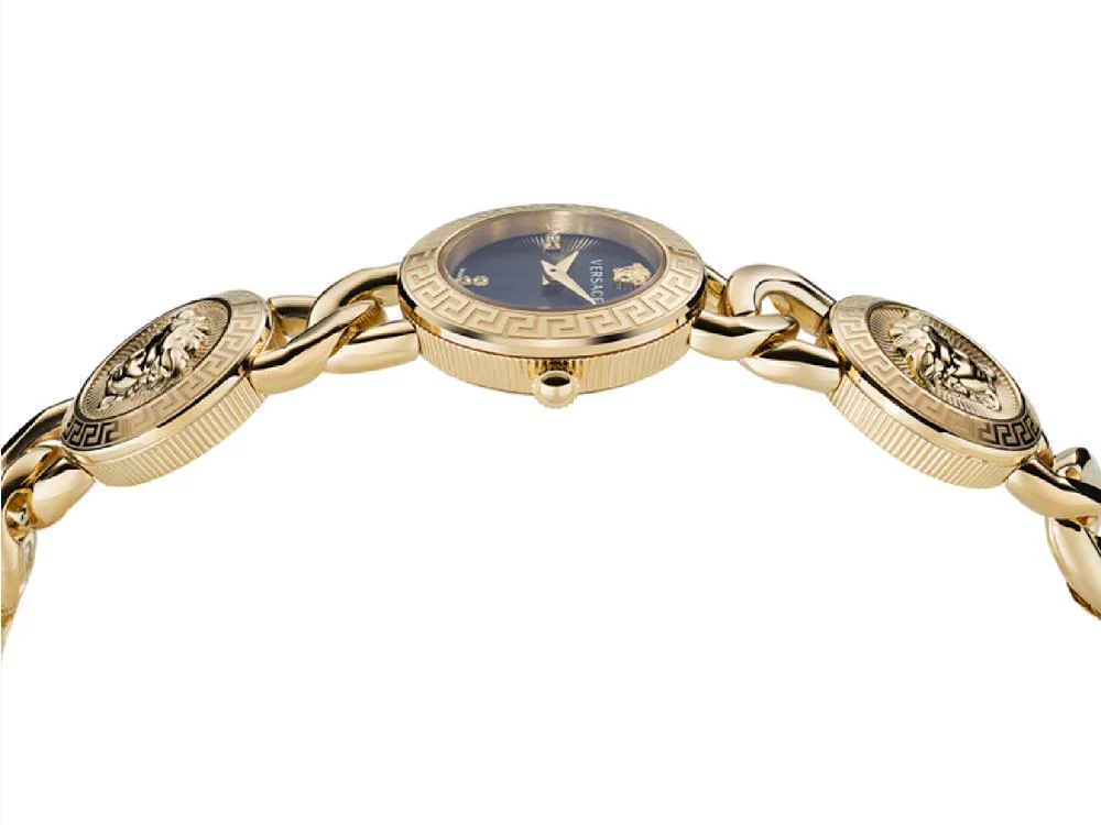 Versace Greca Stud IconQuartz Watch, Recycled Steel, 28 mm, VE0Q00525 - Image 3