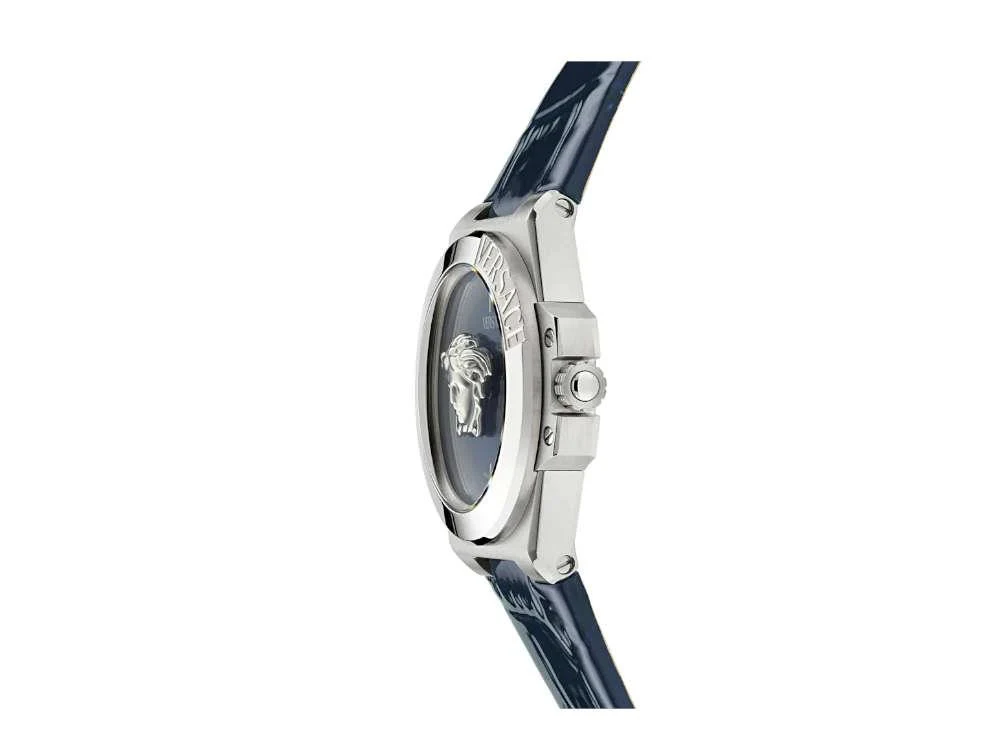Versace HerA Quartz Watch, Blue, 37 mm, Sapphire Crystal, VE8D00124 - Image 3
