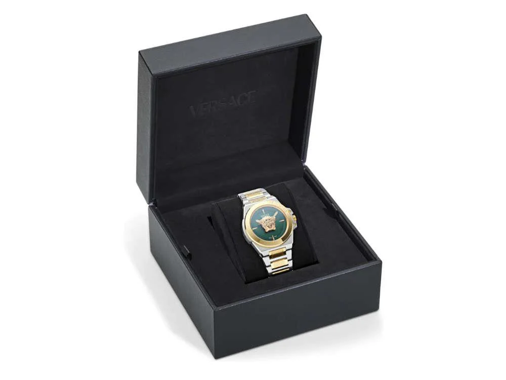Versace HerA Quartz Watch, Green, 37 mm, Sapphire Crystal, VE8D00524 - Image 5
