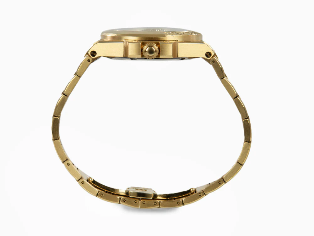 Versace HerA Quartz Watch, PVD Gold, Black, 37 mm, Sapphire Crystal, VE8D00624 - Image 5