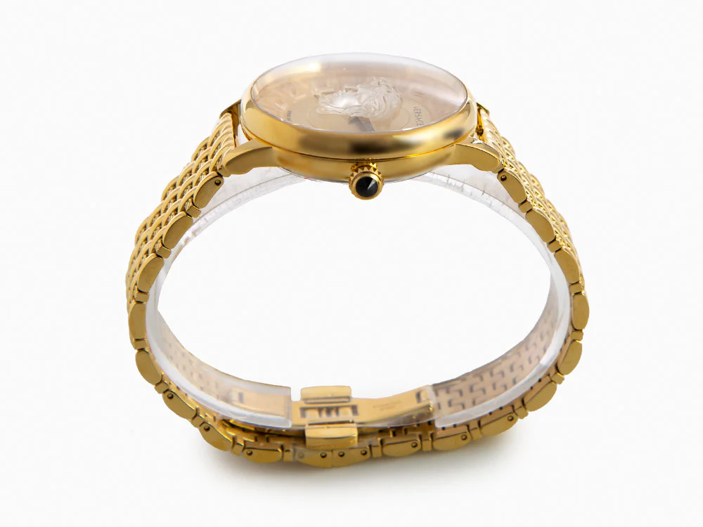 Versace Medusa Alchemy Quartz Watch, PVD Gold, Golden, 38 mm, VE6F00623 - Image 5