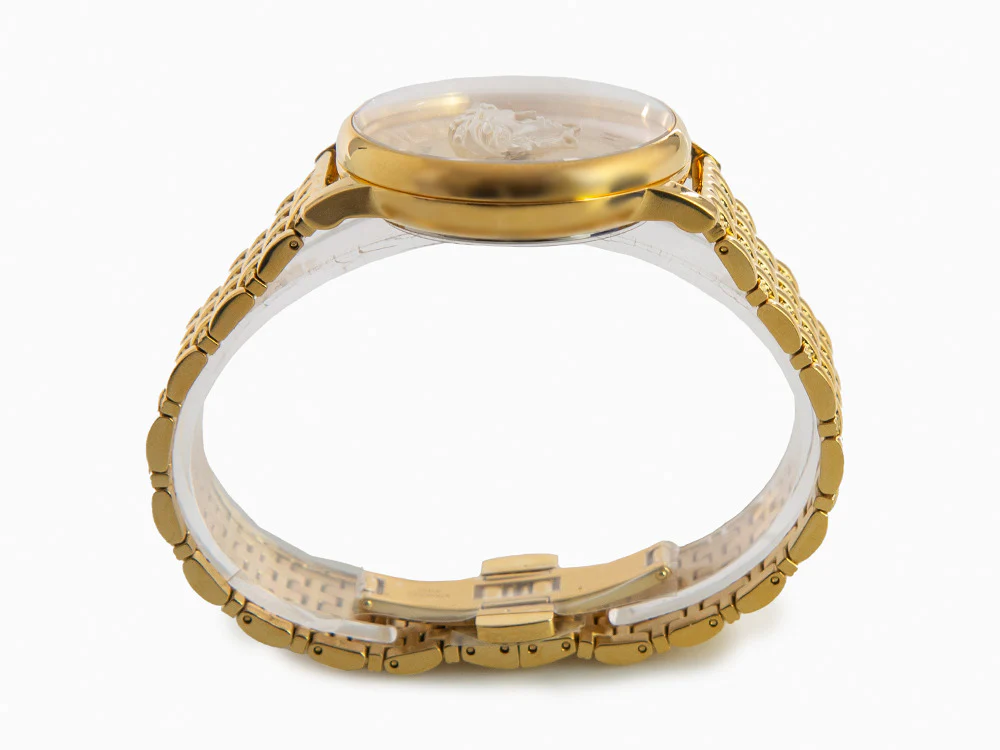 Versace Medusa Alchemy Quartz Watch, PVD Gold, Golden, 38 mm, VE6F00623 - Image 6