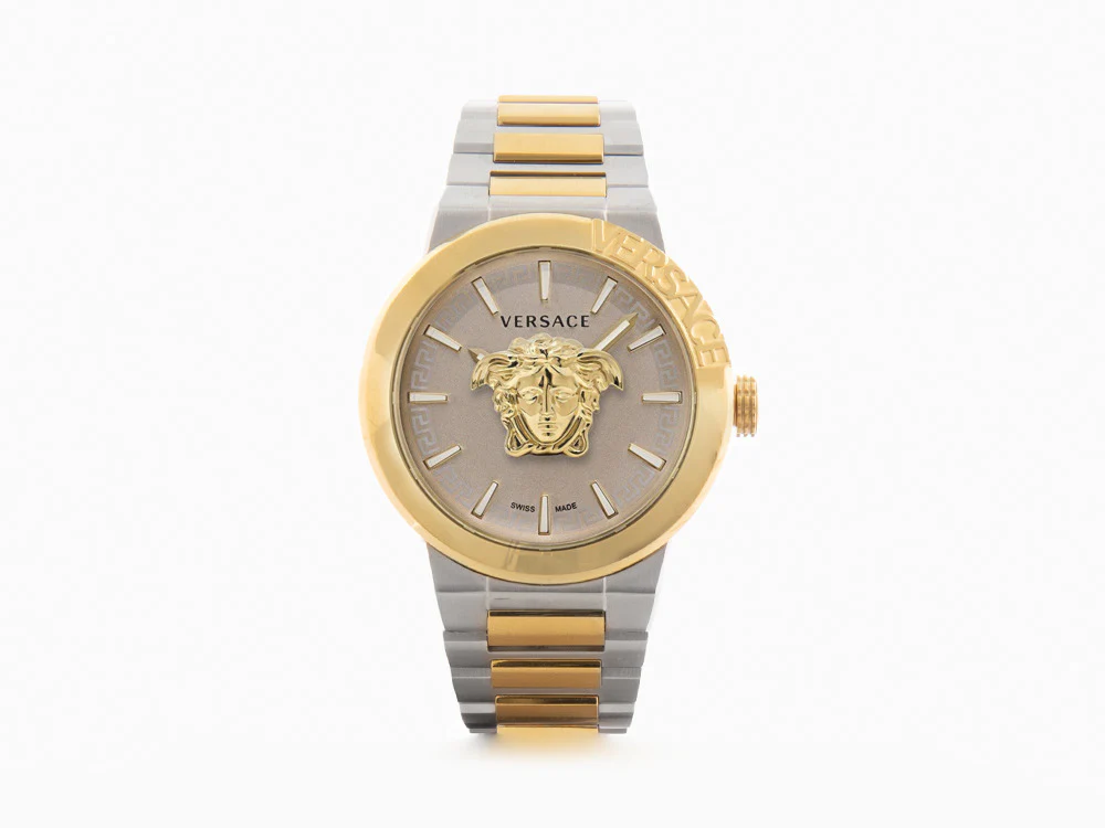 Versace Medusa Infinite Quartz Watch, Brown, 47 mm, Sapphire Crystal, VE7E00423 - Image 2