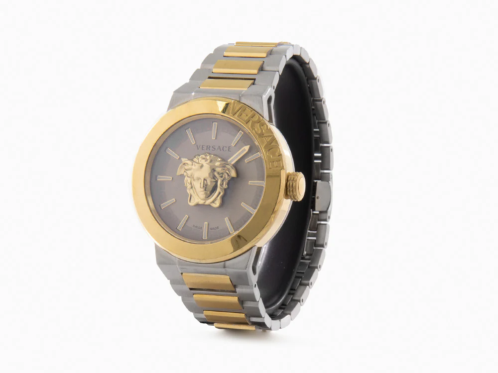 Versace Medusa Infinite Quartz Watch, Brown, 47 mm, Sapphire Crystal, VE7E00423 - Image 4