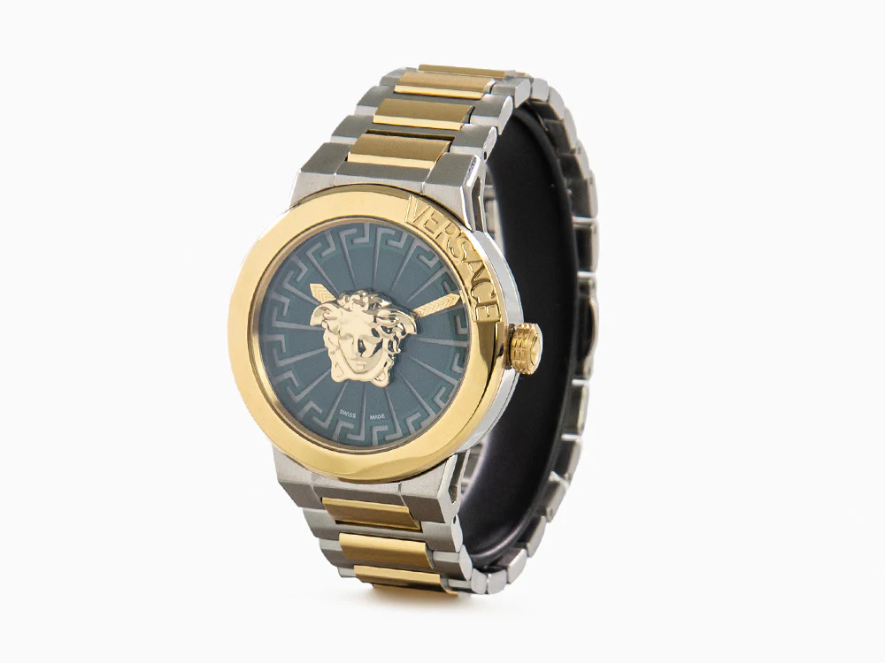Versace Medusa Infinite Quartz Watch, Green, 38 mm, Sapphire Crystal, VE3F00422 - Image 4