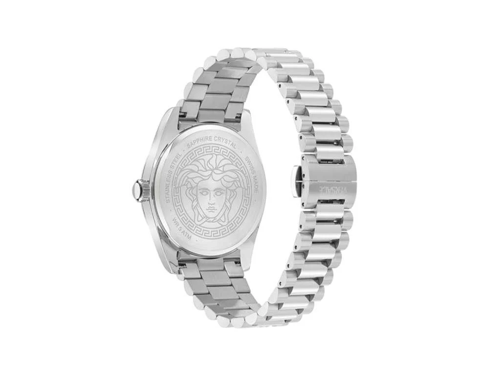 Versace Millenyium Quartz Watch, Blue, 40 mm, Sapphire Crystal, VE0G00325 - Image 3
