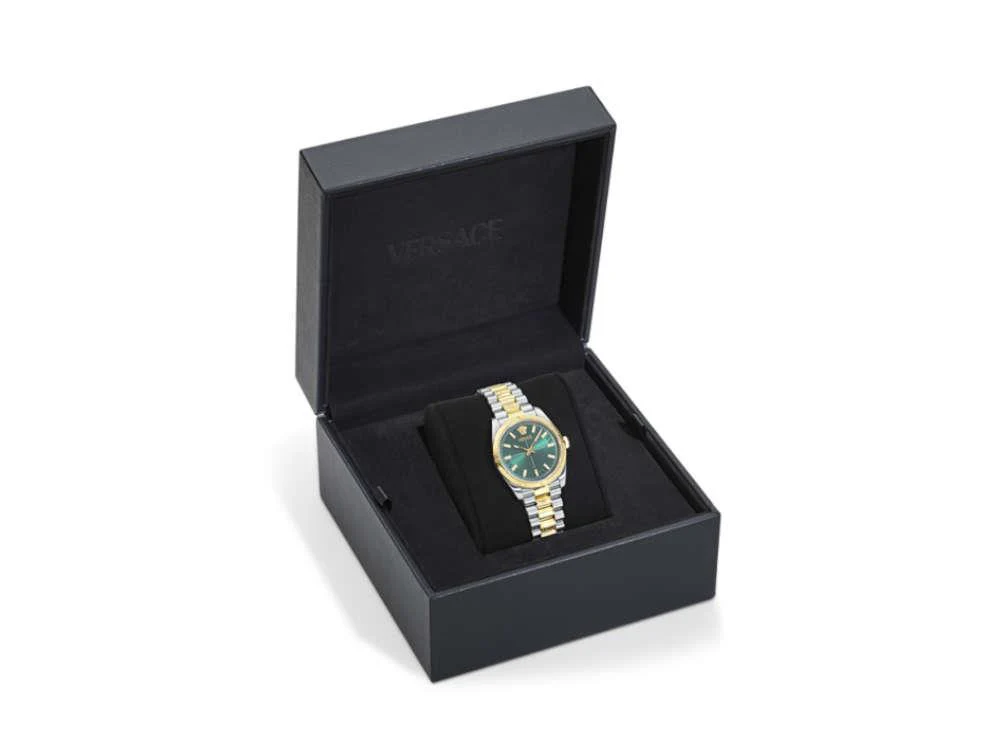 Versace Millenyium Quartz Watch, Green, 32 mm, Sapphire Crystal, VE0E00425 - Image 5