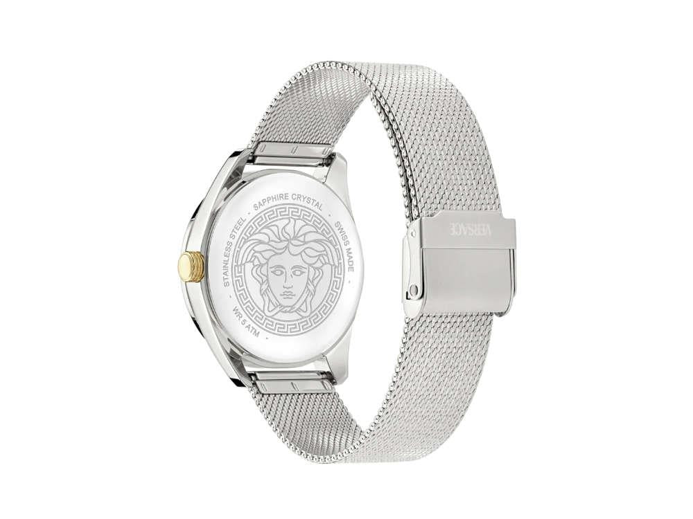 Versace New V Circle Quartz Watch, 36 mm, Sapphire Crystal, VE8A00324 - Image 3