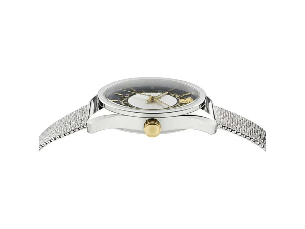 Versace New V Circle Quartz Watch, 36 mm, Sapphire Crystal, VE8A00324 - Image 4