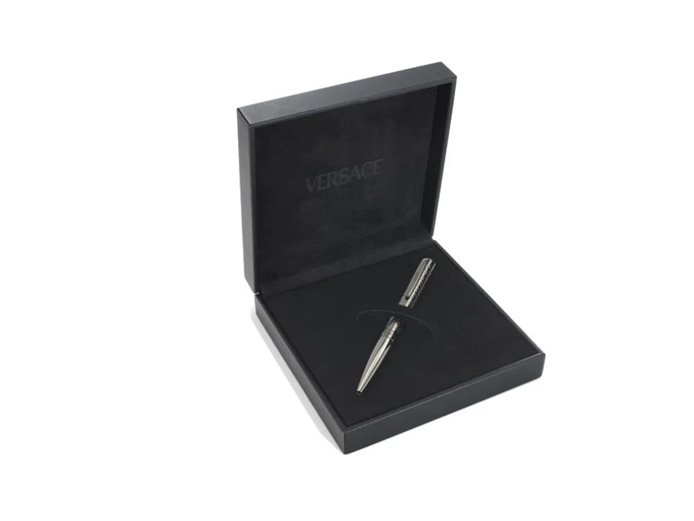 Versace Reve Ballpoint pen, Steel, Black, VRSC00524 - Image 5