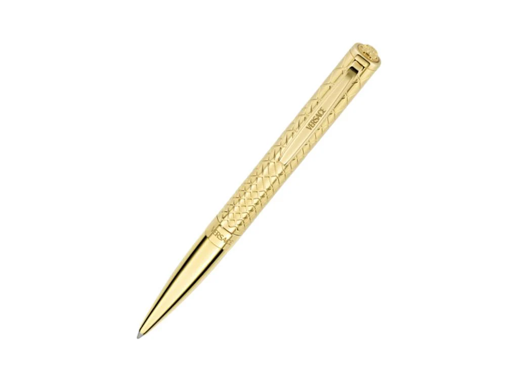 Versace Reve Ballpoint pen, Steel, Golden, VRSC00324 - Image 2
