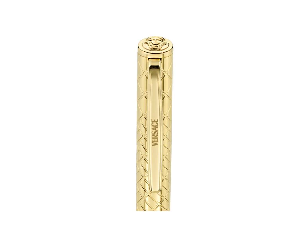Versace Reve Ballpoint pen, Steel, Golden, VRSC00324 - Image 4