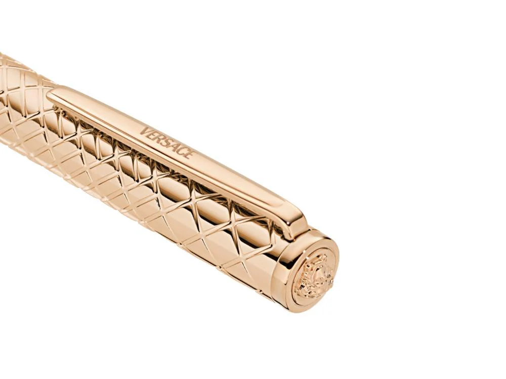 Versace Reve Ballpoint pen, Steel, Rose Gold, VRSC00424 - Image 3