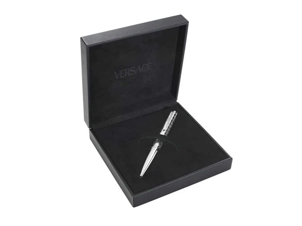 Versace Reve Ballpoint pen, Steel, Silver, VRSC00224 - Image 5