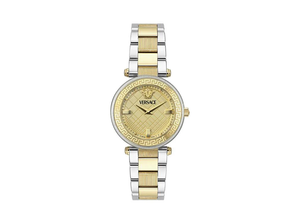 Versace Reve Quartz Watch, PVD Gold, Golden, 35 mm, Sapphire Crystal, VE8B00324 - Image 2