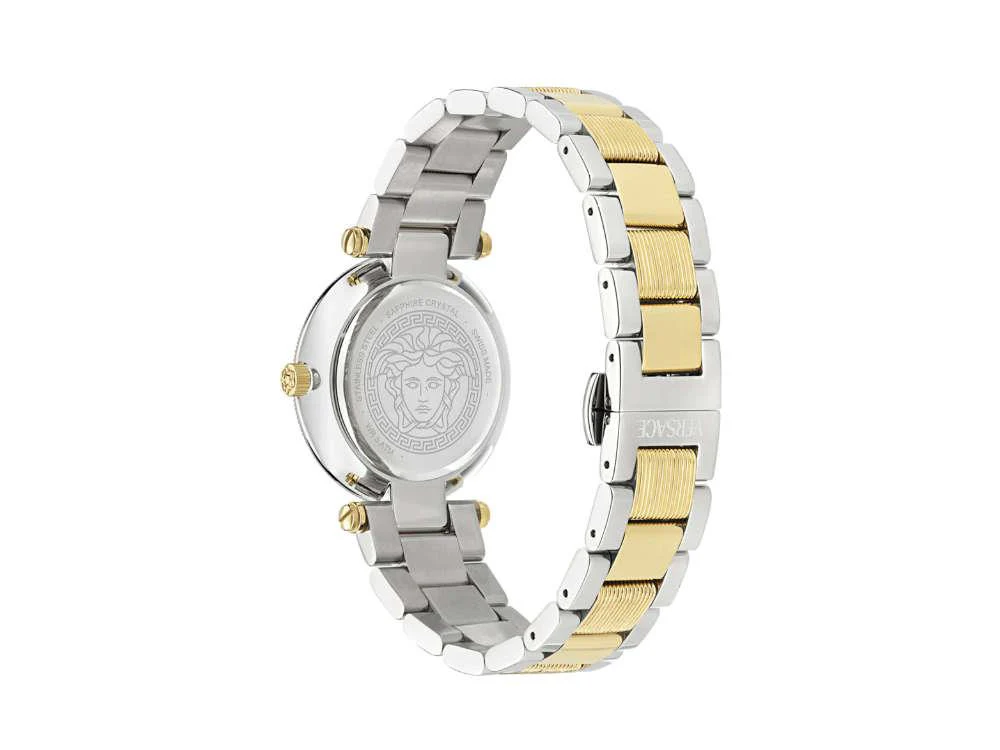 Versace Reve Quartz Watch, PVD Gold, Golden, 35 mm, Sapphire Crystal, VE8B00324 - Image 3