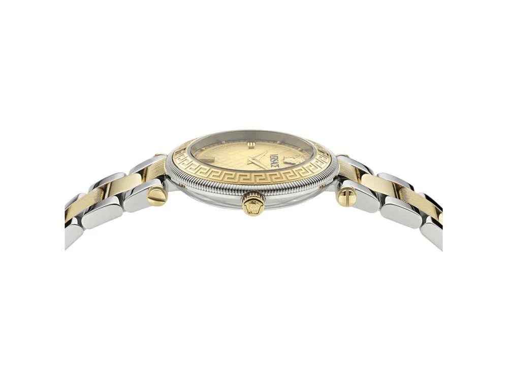 Versace Reve Quartz Watch, PVD Gold, Golden, 35 mm, Sapphire Crystal, VE8B00324 - Image 4