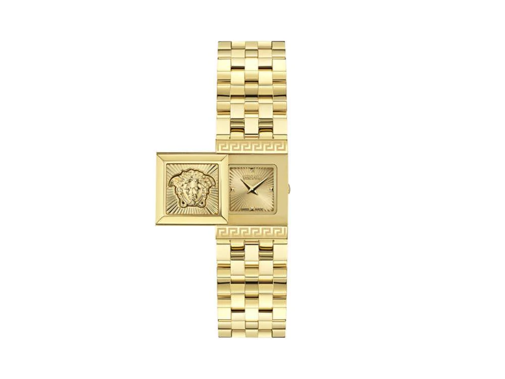 Versace Reveal Quartz Watch, PVD Gold, Golden, 18mm x 25 mm, VE0C00225 - Image 2
