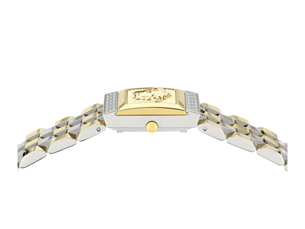 Versace Reveal Quartz Watch, PVD Gold, Green, 18mm x 25 mm, VE0C00125 - Image 4