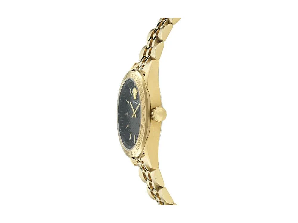 Versace V-Code Lady Quartz Watch, PVD Gold, Black, 36 mm, Sapphire, VE8I00724 - Image 3