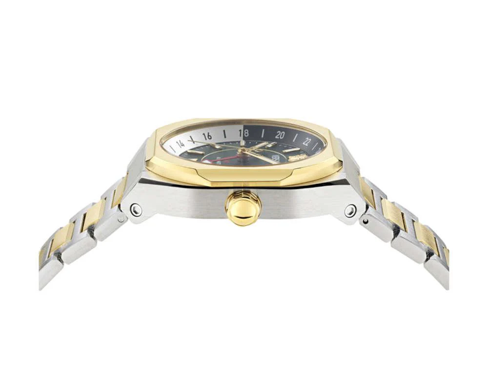 Versace V-Contempo GMT Automatic Watch, Green, 40mm x 48,3mm, VE0I00325 - Image 4