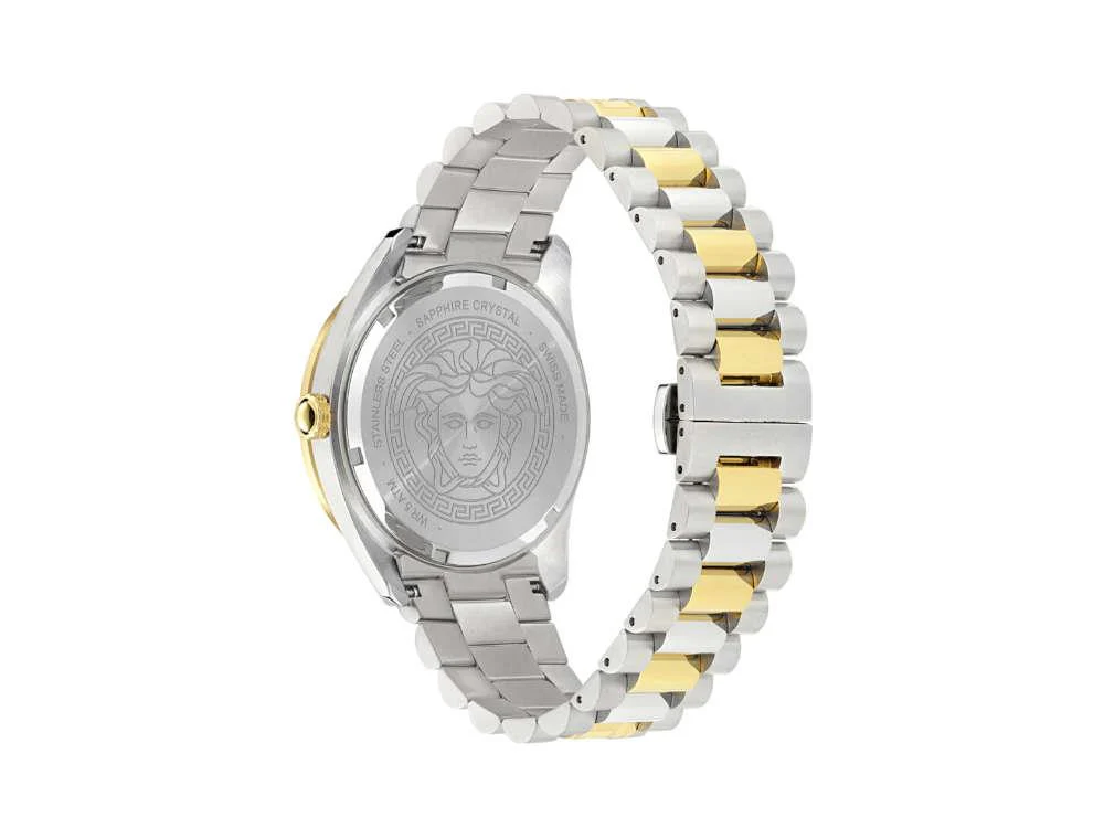 Versace V Dome Quartz Watch, Green, 42 mm, Sapphire Crystal, VE8E00524 - Image 3