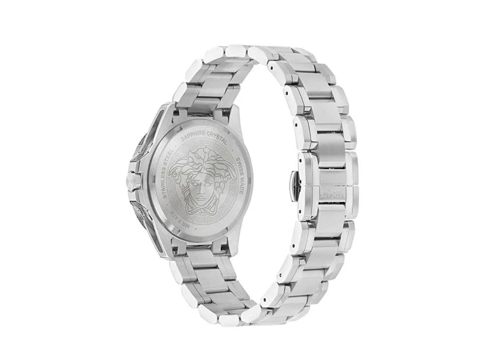 Versace V-Galaxy Moonphase Quartz Watch, Blue, 43 mm, VE0K00125 - Image 3