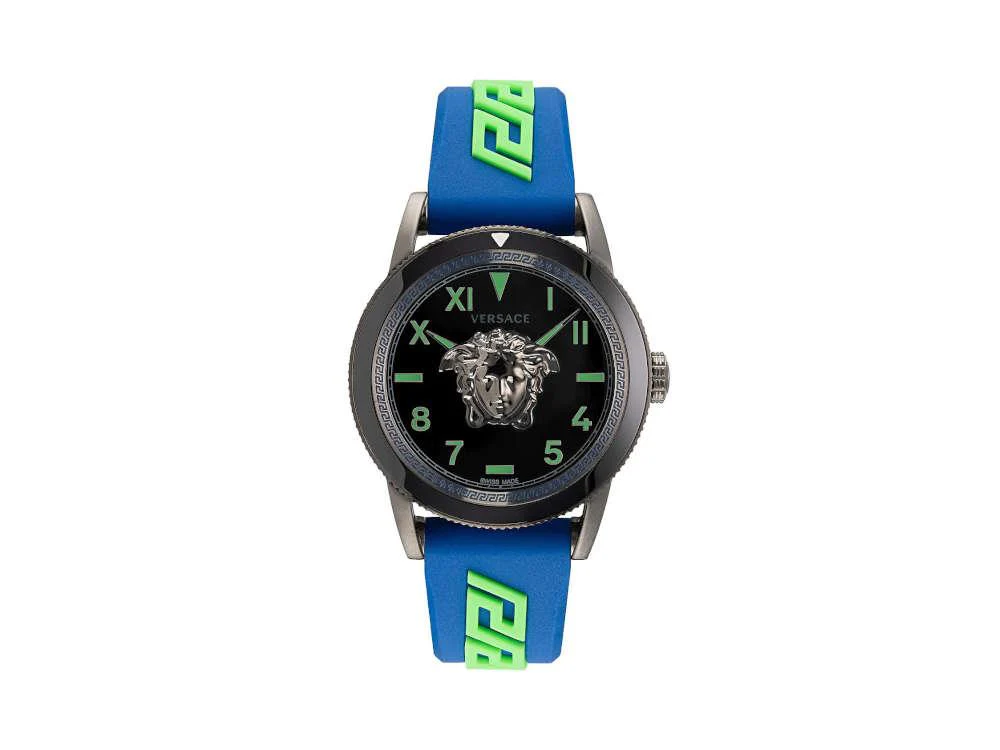 Versace V-Palazzo Quartz Watch, Black, 43 mm, VE2V00722 - Image 2
