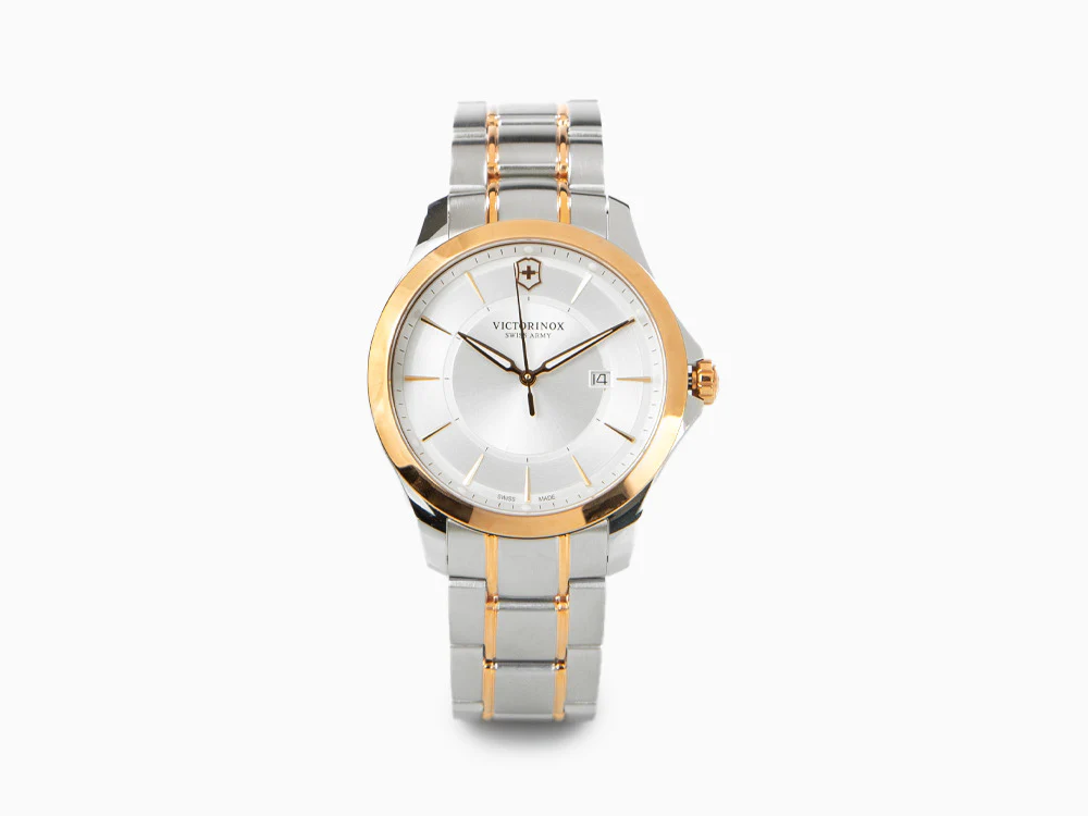 Victorinox Alliance Gent Quartz Watch, Stainless Steel, Grey, 40 mm, V241912 - Image 2