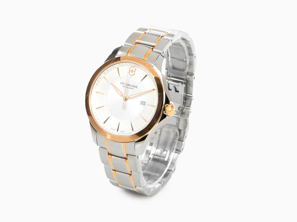 Victorinox Alliance Gent Quartz Watch, Stainless Steel, Grey, 40 mm, V241912 - Image 4