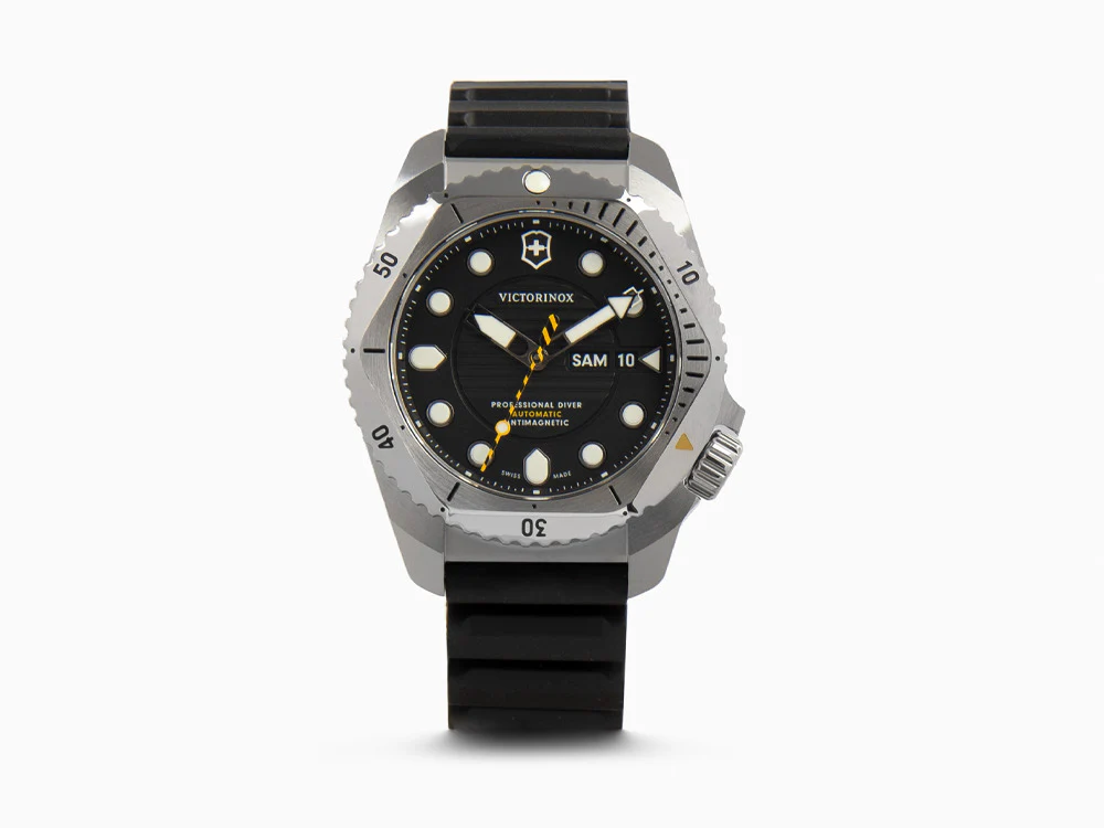 Victorinox Dive Pro Automatic Watch, Black, 43 mm, 30 atm, Day, V241994 - Image 2