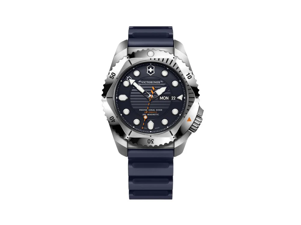 Victorinox Dive Pro Automatic Watch, Blue, 43 mm, 30 atm, Day, V241995