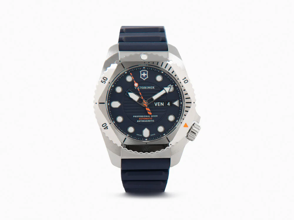 Victorinox Dive Pro Automatic Watch, Blue, 43 mm, 30 atm, Day, V241995 - Image 2