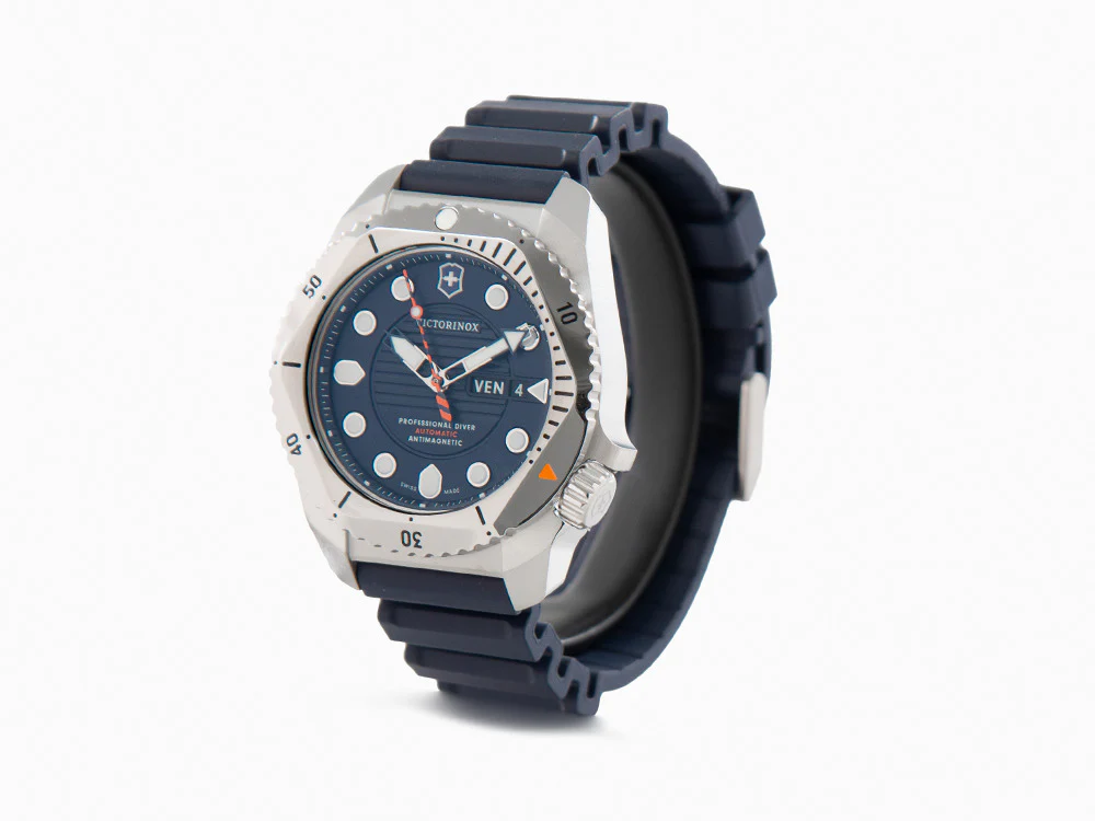 Victorinox Dive Pro Automatic Watch, Blue, 43 mm, 30 atm, Day, V241995 - Image 4