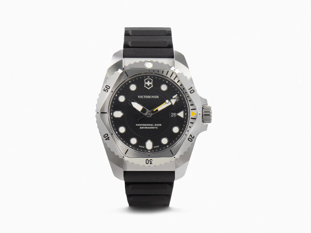 Victorinox Dive Pro Quartz Watch, Black, 43 mm, V241990 - Image 2