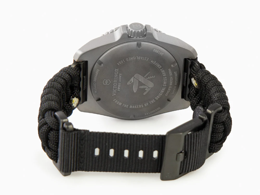 Victorinox Dive Pro Quartz Watch, Titanium, Black, 43 mm, V241993.1 - Image 3
