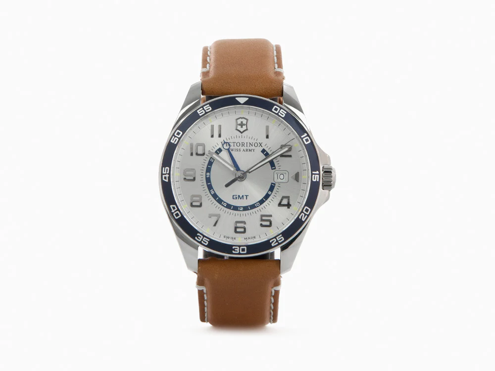Victorinox Fieldforce Classic GMT Quartz Watch, Grey, 42 mm, V241931 - Image 2
