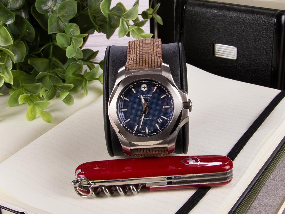 Victorinox I.N.O.X. Automatic Watch, Steel, Blue, 43 mm, 20 atm, V241834 - Image 10