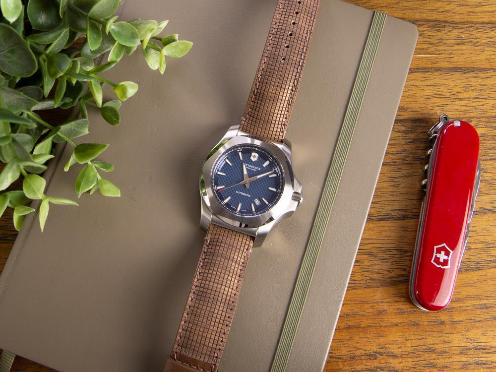 Victorinox I.N.O.X. Automatic Watch, Steel, Blue, 43 mm, 20 atm, V241834 - Image 2
