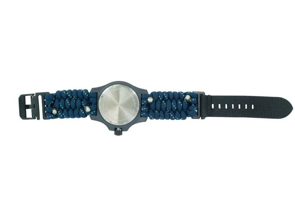 Victorinox I.N.O.X. Carbon Quartz Watch, Blue, 43 mm, Paracord, V241860 - Image 8